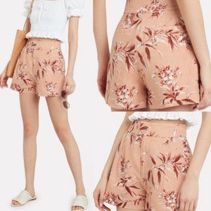 JOIE Floral Linen Shorts
